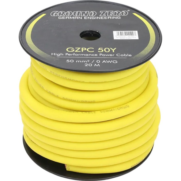 Ground Zero Cable 50 mm² CCA ( Le M )