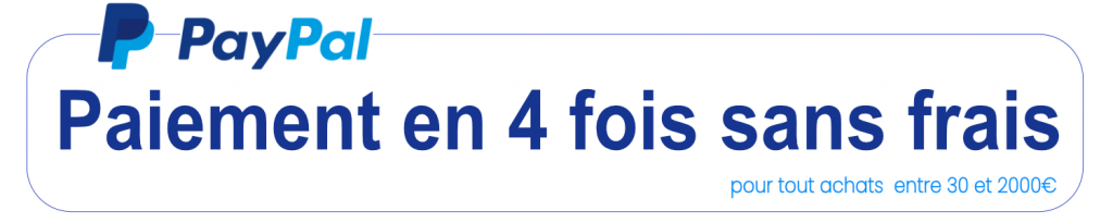 Profitez de notre offre exclusive : Payez en 4 fois sans frais, pour vos achats de 30 € à 2 000 € !